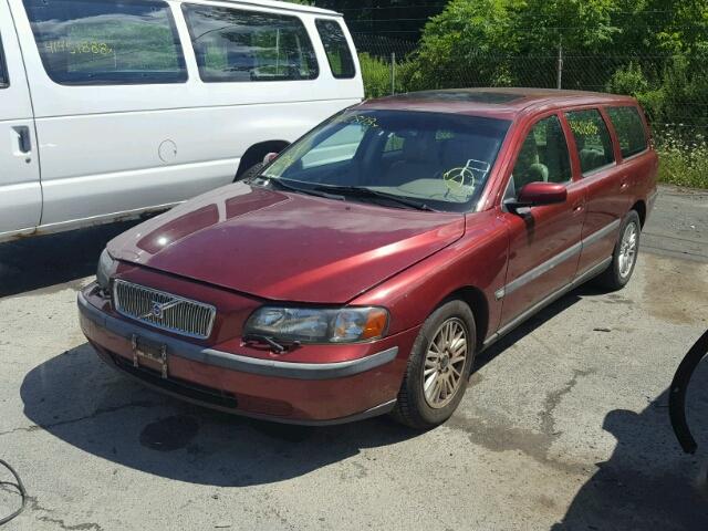 YV1SW64AX42378148 - 2004 VOLVO V70 BURGUNDY photo 2