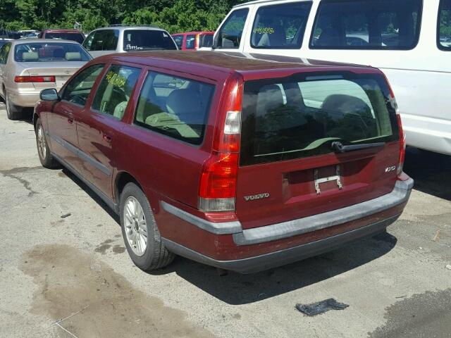 YV1SW64AX42378148 - 2004 VOLVO V70 BURGUNDY photo 3