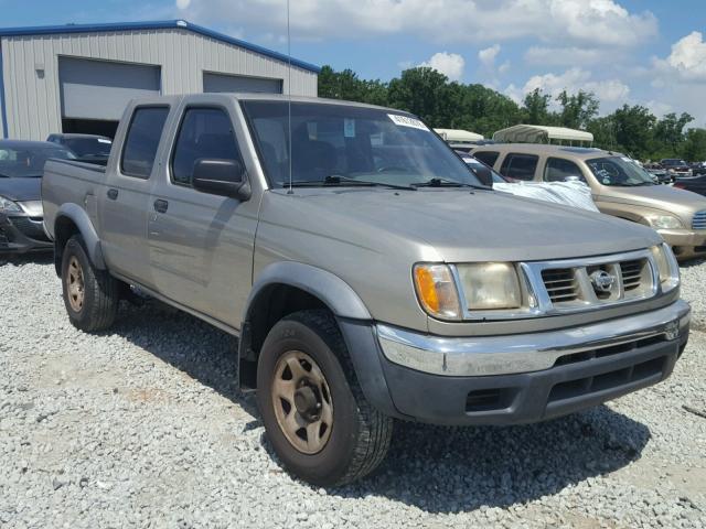 1N6ED27T4YC322637 - 2000 NISSAN FRONTIER C BEIGE photo 1