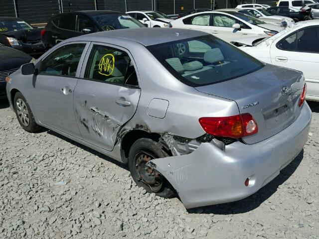 2T1BU40E89C188799 - 2009 TOYOTA COROLLA BA SILVER photo 9