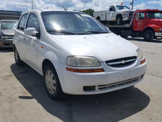 KL1TJ62654B131540 - 2004 CHEVROLET AVEO LS WHITE photo 1