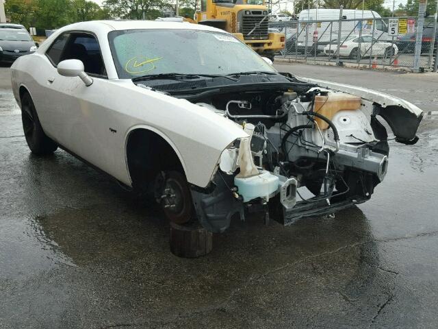 2C3CDZAT2FH702215 - 2015 DODGE CHALLENGER WHITE photo 1