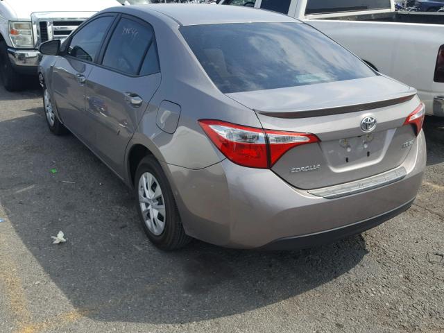 2T1BPRHE2EC210783 - 2014 TOYOTA COROLLA EC 棕色 照片 3