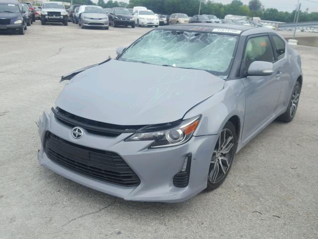 JTKJF5C77E3078301 - 2014 TOYOTA SCION TC 灰色 照片 2