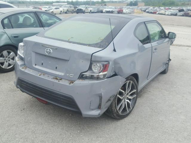 JTKJF5C77E3078301 - 2014 TOYOTA SCION TC 灰色 照片 4