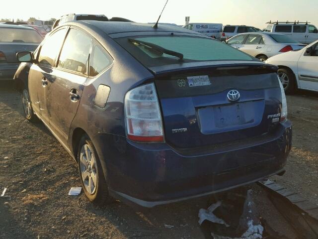 JTDKB20U787809872 - 2008 TOYOTA PRIUS BLUE photo 3