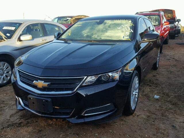 2G11Z5SA0H9139665 - 2017 CHEVROLET IMPALA LS BLACK photo 2