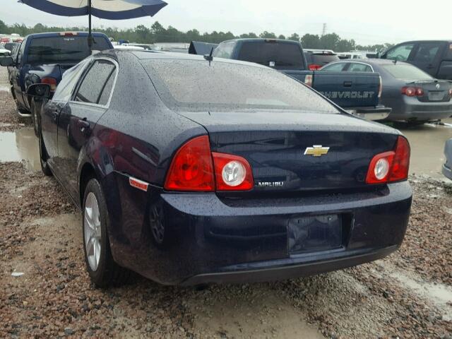 1G1ZB5E1XBF323139 - 2011 CHEVROLET MALIBU LS ლურჯი ფოტო 3