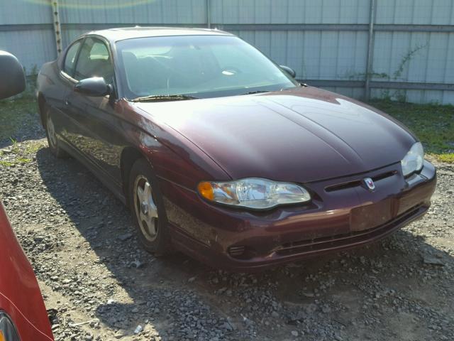 2G1WW12E439428762 - 2003 CHEVROLET MONTE CARL 栗色 照片 1