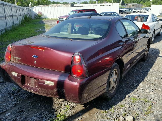 2G1WW12E439428762 - 2003 CHEVROLET MONTE CARL 栗色 照片 4