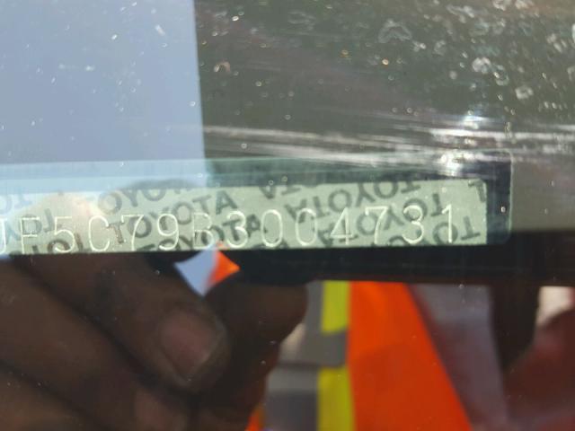 JTKJF5C79B3004731 - 2011 TOYOTA SCION TC 蓝色 照片 10