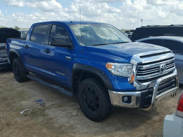 5TFDW5F16GX490720 - 2016 TOYOTA TUNDRA BLUE photo 1