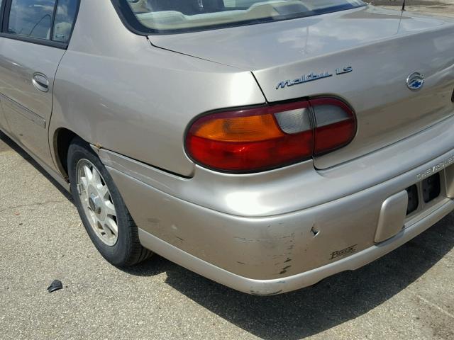 1G1NE52M3W6182263 - 1998 CHEVROLET MALIBU LS ოქროსფერი ფოტო 9