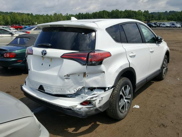 2T3BFREV5JW766142 - 2018 TOYOTA RAV4 LE WHITE photo 4