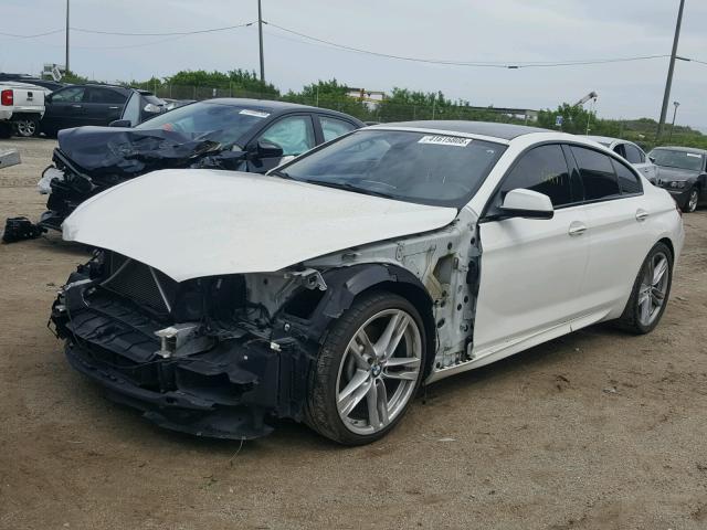 WBA6A0C59ED317898 - 2014 BMW 640 I WHITE photo 2