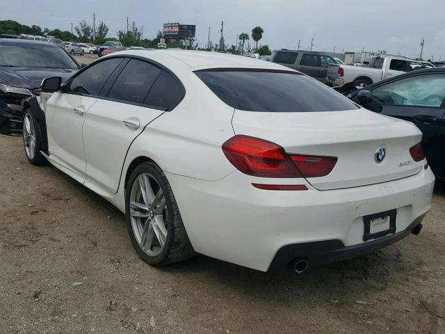 WBA6A0C59ED317898 - 2014 BMW 640 I WHITE photo 3