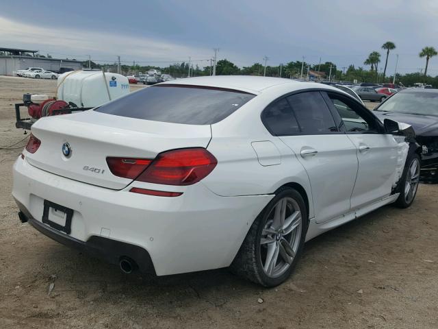 WBA6A0C59ED317898 - 2014 BMW 640 I WHITE photo 4