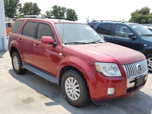 4M2CU97GX9KJ01681 - 2009 MERCURY MARINER PR RED photo 1