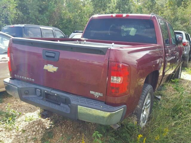 3GCEC13J08G132027 - 2008 CHEVROLET SILVERADO MAROON photo 4