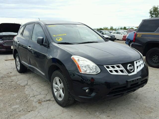 JN8AS5MV4CW418391 - 2012 NISSAN ROGUE S BLACK photo 1