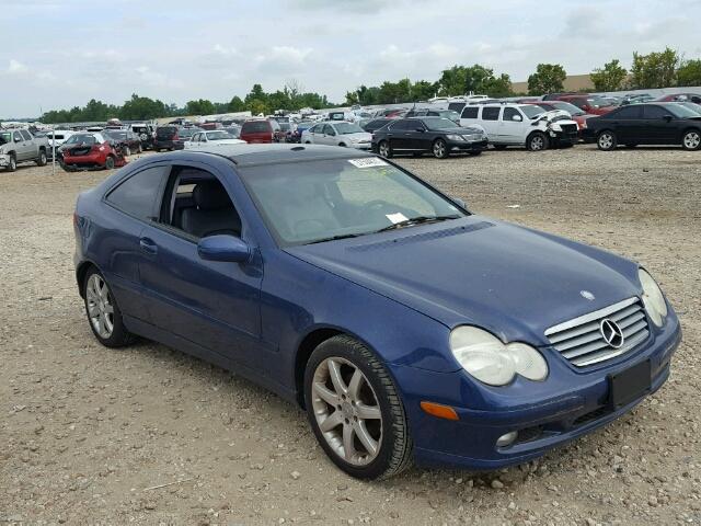 WDBRN40JX3A461440 - 2003 MERCEDES-BENZ C 230K SPO BLUE photo 1