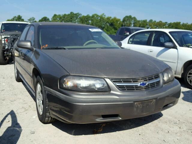 2G1WF52E639351383 - 2003 CHEVROLET IMPALA GRAY photo 1