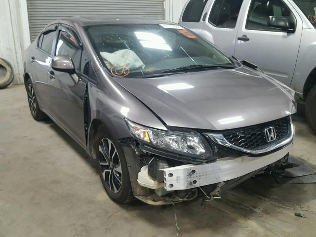 19XFB2F9XDE011185 - 2013 HONDA CIVIC EXL 灰色 照片 1
