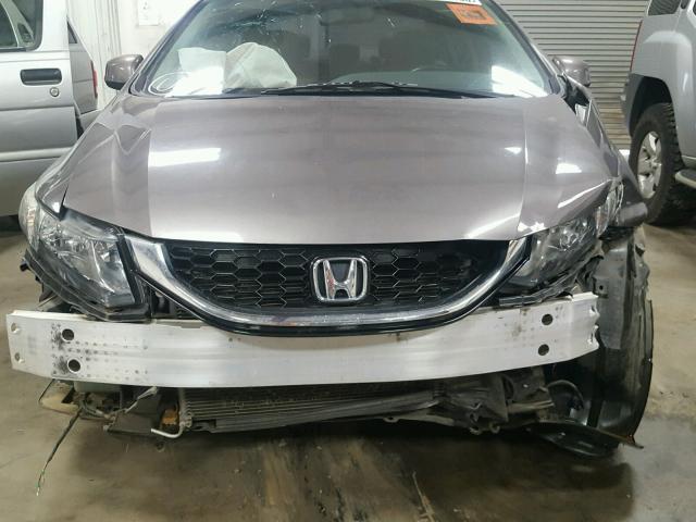 19XFB2F9XDE011185 - 2013 HONDA CIVIC EXL 灰色 照片 9