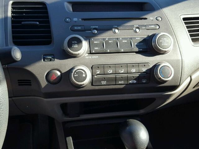 1HGFA16808L109192 - 2008 HONDA CIVIC EX ლურჯი ფოტო 9