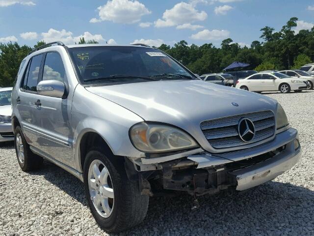 4JGAB57E13A427856 - 2003 MERCEDES-BENZ ML 350 SILVER photo 1