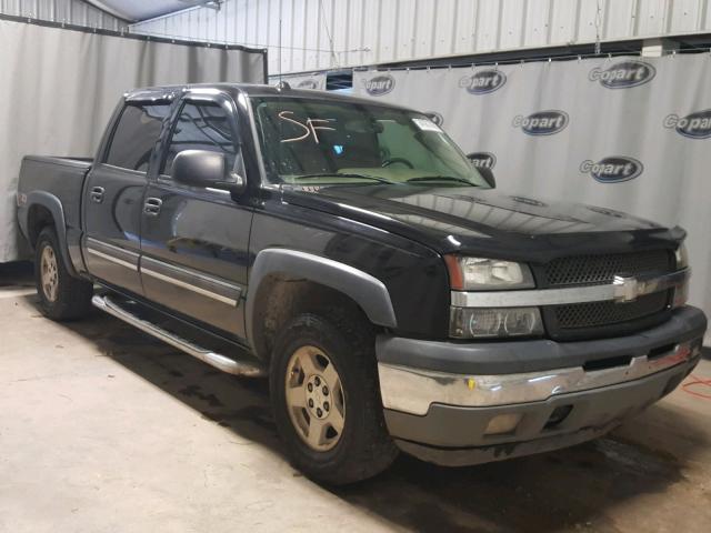 2GCEK13T251102469 - 2005 CHEVROLET SILVERADO BLACK photo 1