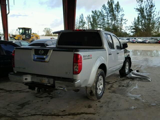 1N6AD0ER2CC419094 - 2012 NISSAN FRONTIER SILVER photo 4