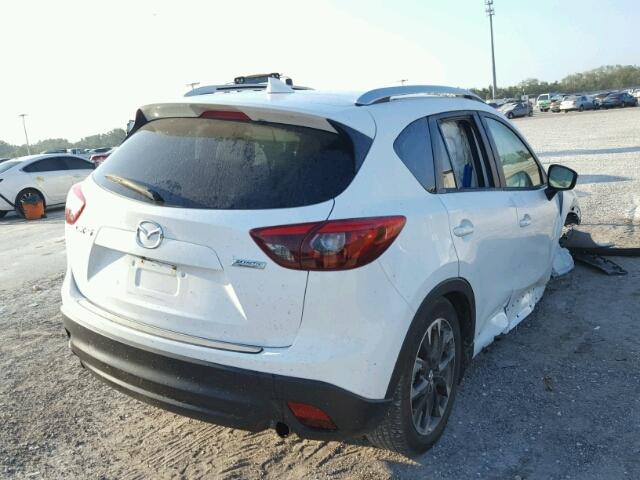 JM3KE2DY7G0682088 - 2016 MAZDA CX-5 WHITE photo 4