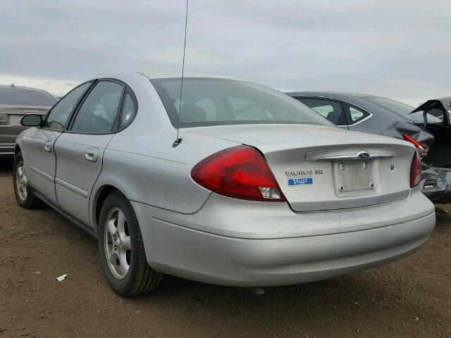 1FAFP53U02G106806 - 2002 FORD TAURUS SE SILVER photo 3