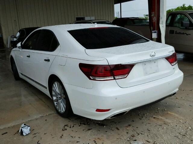 JTHCL5EF6D5017844 - 2013 LEXUS LS WHITE photo 3