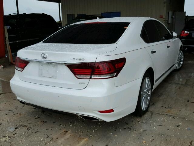 JTHCL5EF6D5017844 - 2013 LEXUS LS WHITE photo 4