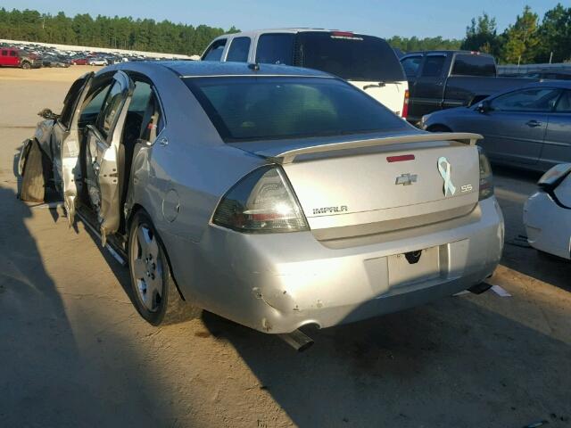 2G1WD58C589143661 - 2008 CHEVROLET IMPALA SUP SILVER photo 3