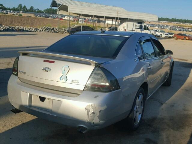 2G1WD58C589143661 - 2008 CHEVROLET IMPALA SUP 银色 照片 4