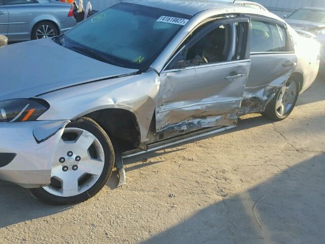 2G1WD58C589143661 - 2008 CHEVROLET IMPALA SUP SILVER photo 9