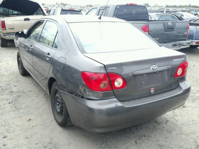 1NXBR32E08Z983769 - 2008 TOYOTA COROLLA CE GRAY photo 3