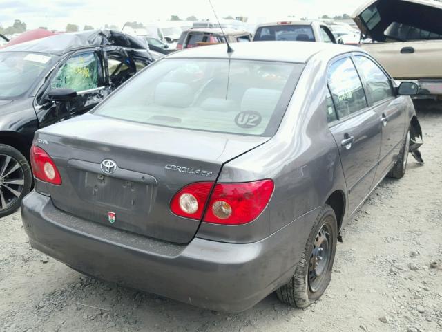 1NXBR32E08Z983769 - 2008 TOYOTA COROLLA CE GRAY photo 4