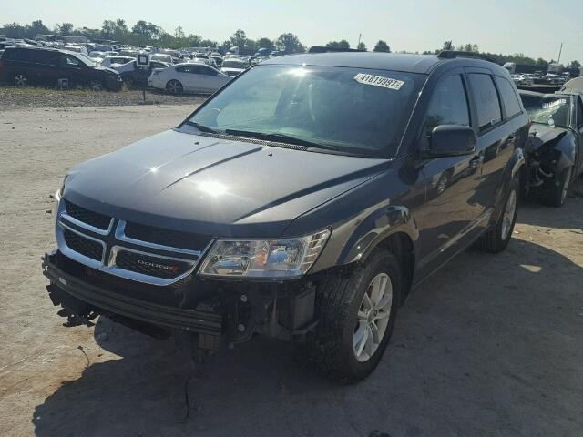 3C4PDCBG8ET270828 - 2014 DODGE JOURNEY SX BLACK photo 2