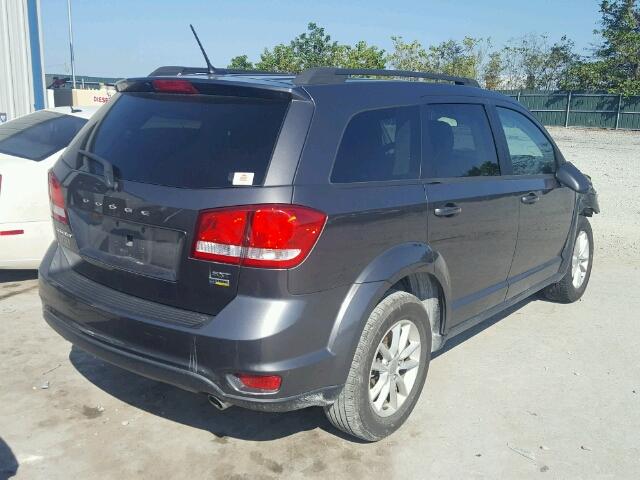 3C4PDCBG8ET270828 - 2014 DODGE JOURNEY SX BLACK photo 4