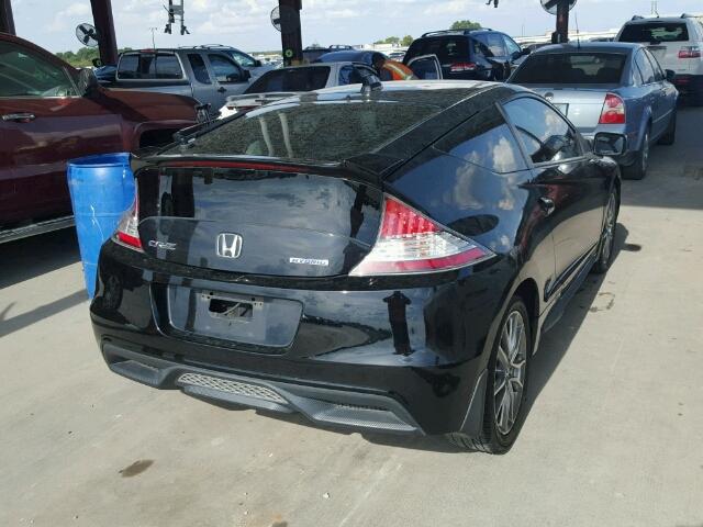 JHMZF1C6XBS001822 - 2011 HONDA CR-Z BLACK photo 4