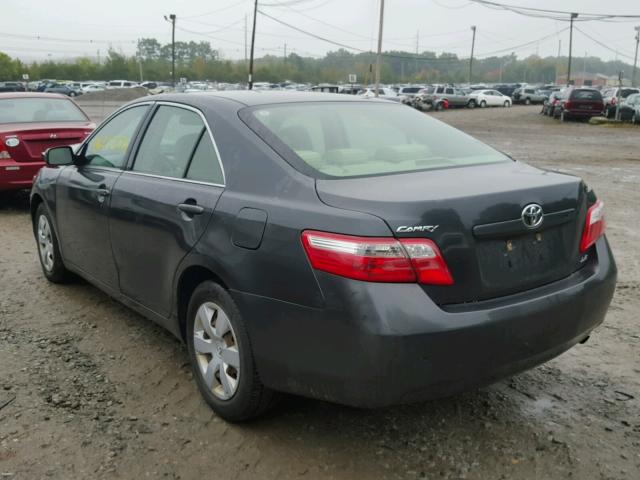 4T1BE46K27U503537 - 2007 TOYOTA CAMRY LE GRAY photo 3