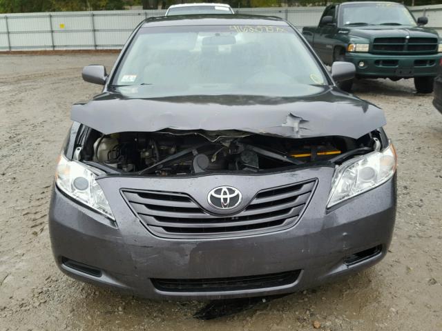 4T1BE46K27U503537 - 2007 TOYOTA CAMRY LE GRAY photo 9