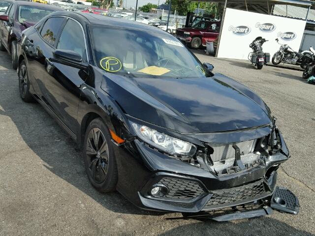 SHHFK7H51HU424795 - 2017 HONDA CIVIC EX BLACK photo 1