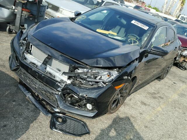 SHHFK7H51HU424795 - 2017 HONDA CIVIC EX BLACK photo 2