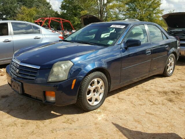 1G6DM577640102045 - 2004 CADILLAC CTS BLUE photo 2