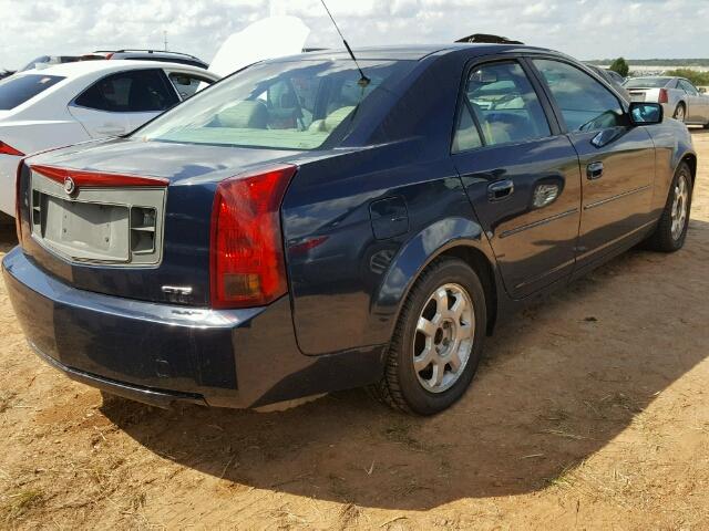 1G6DM577640102045 - 2004 CADILLAC CTS BLUE photo 4